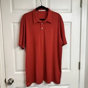 CRIQUET Athletic Performance Golf Short Sleeve Polo Shirt Red Men’s Size XXL